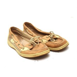 Sperry Top Sider Boat Shoes Size 10M Tan Suede